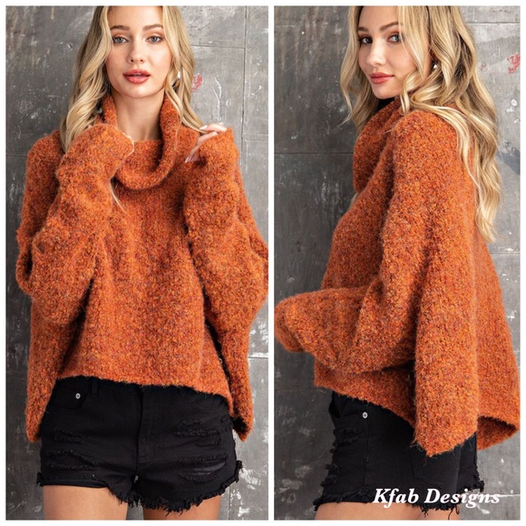 ❤️LAST 1! Desert Soft Dolman Turtleneck Sweater - Picture 4 of 7